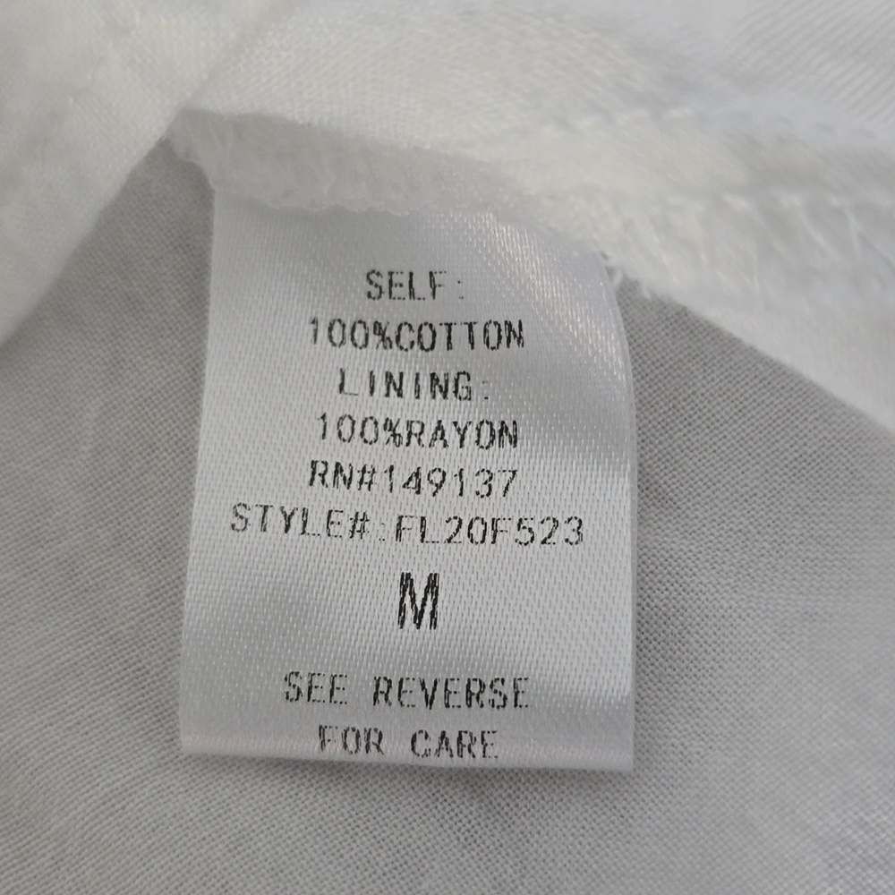 Favlux Flirty White Ruffled Dress - Picture 6 of 14